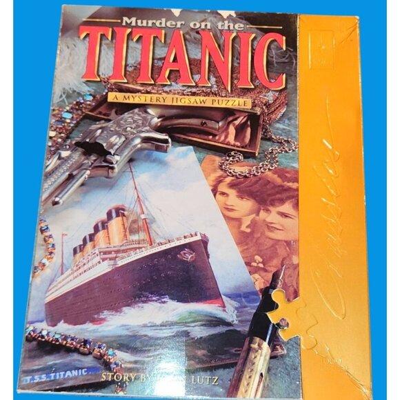 Murder On The Titanic A Mystery Jigsaw Puzzle 1000 Pieces BePuzzled New Sealed - Picture 1 of 5
